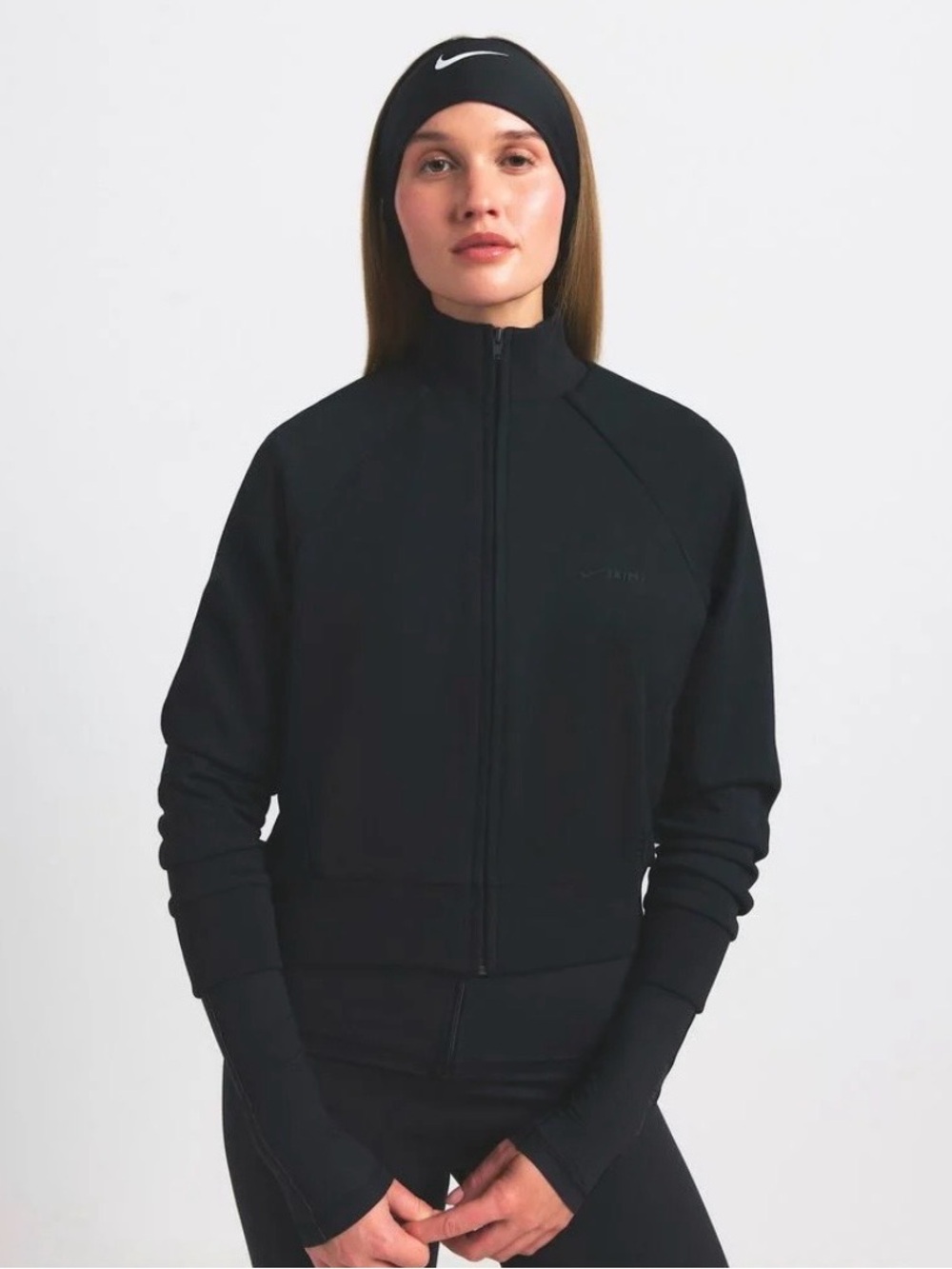 Nike Skims Women's Black Full-Zip Track Jacket